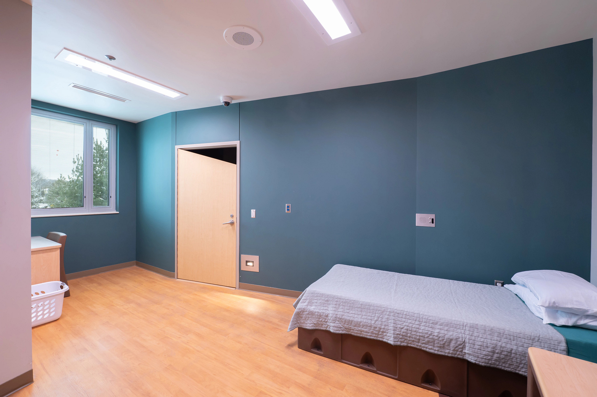 Inpatient Behavioral Health private patient room.