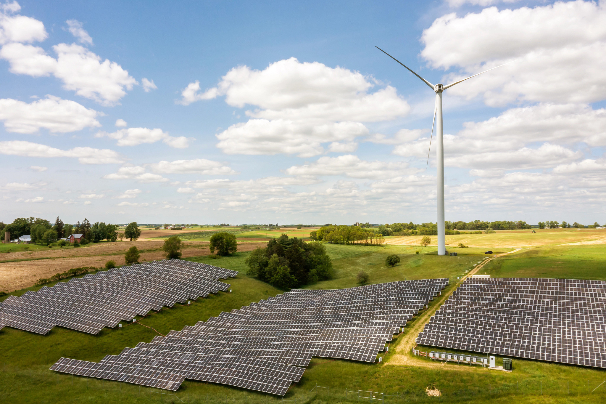 Gundersen Health wind turbine energy project in Cashton