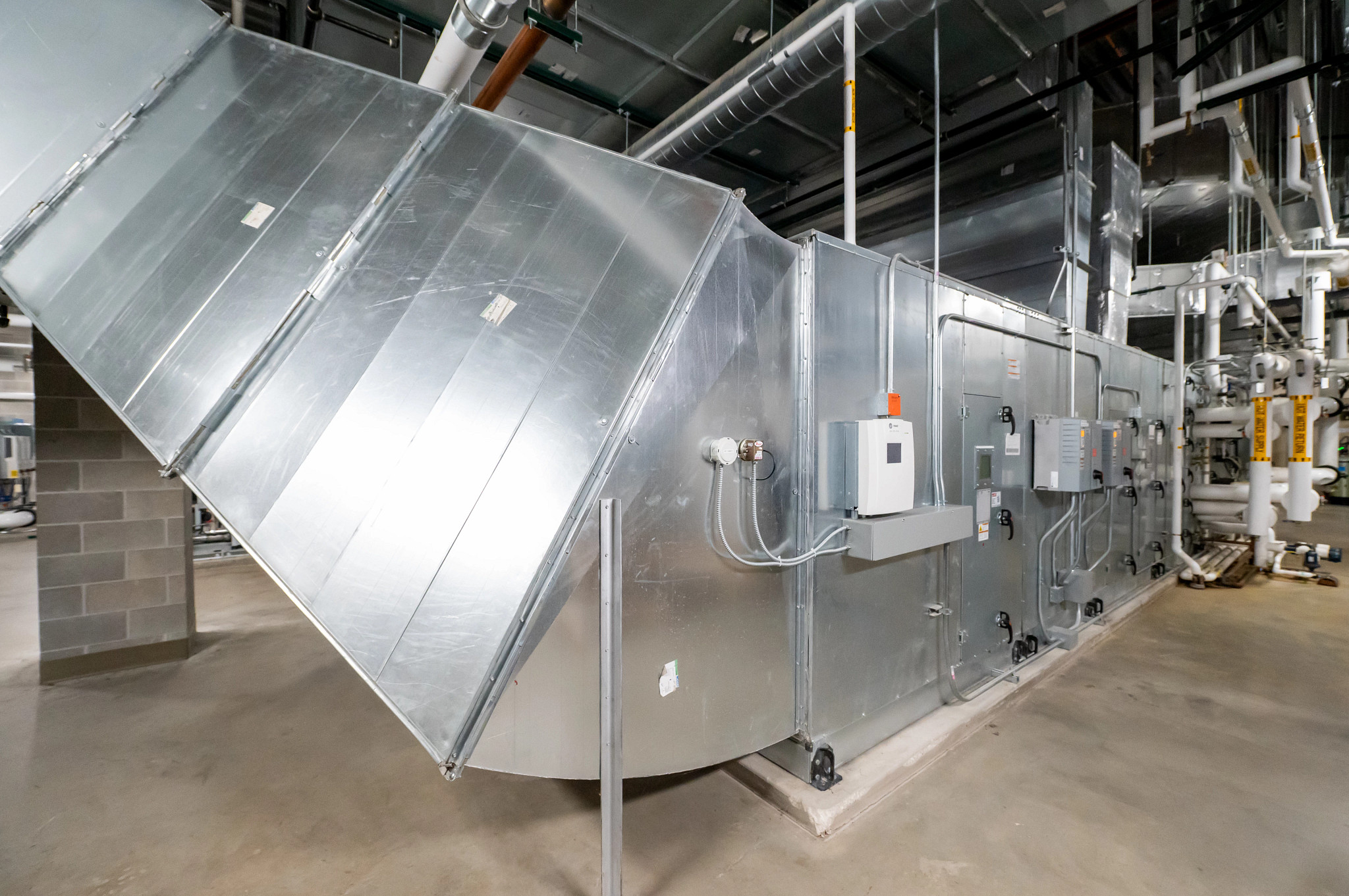 Air handlers used on health system campus.