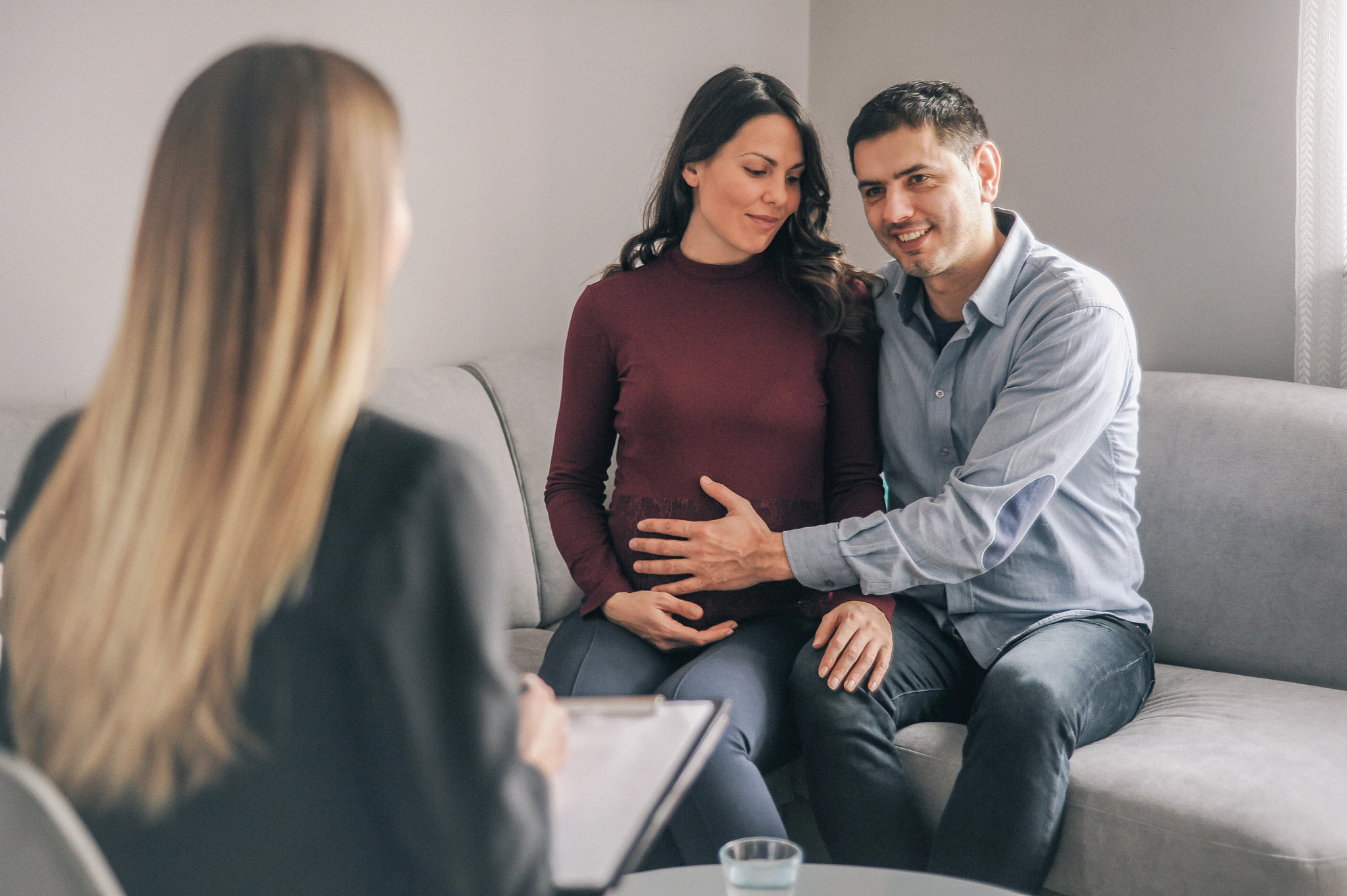 Young couple on counseling appointment