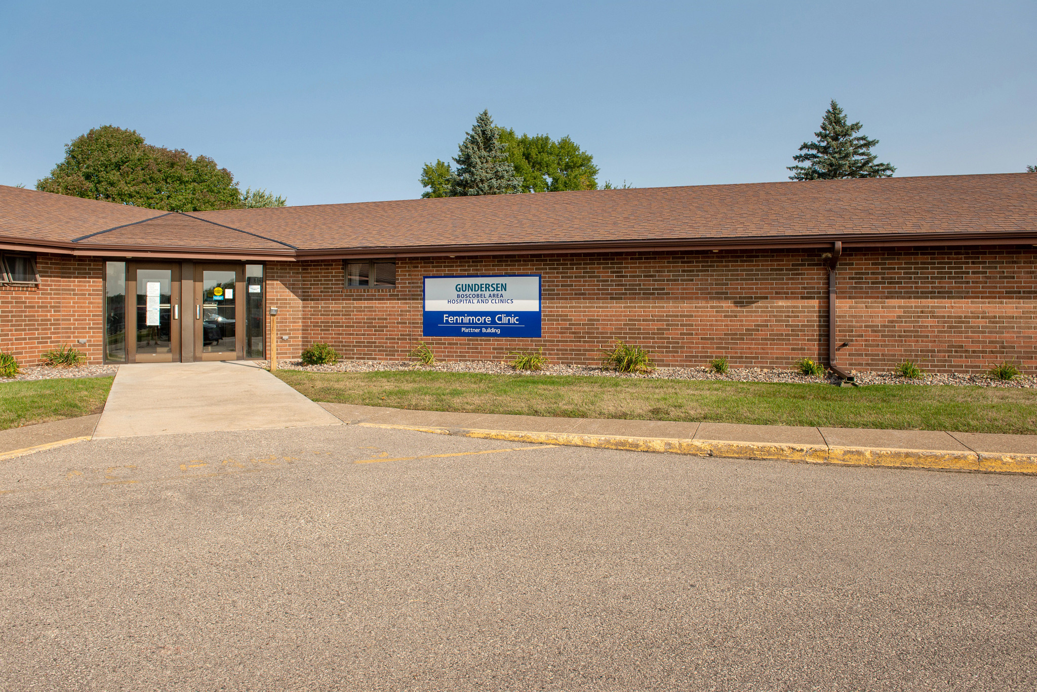 Exterior of Gundersen Boscobel Fennimore Clinic.