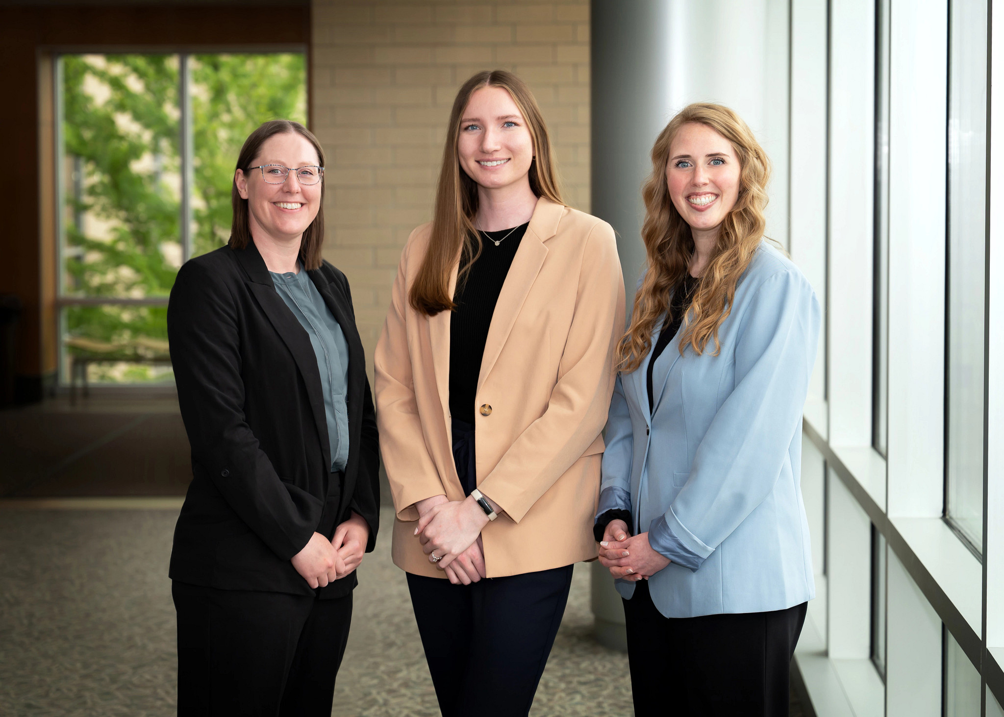 Optometry residents, Dr. Reierson, Karena Malluege, Rachel Mckuras, ODs