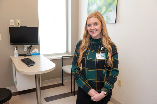 Emplify Health Mondovi Clinic primary care provider in clinic room.