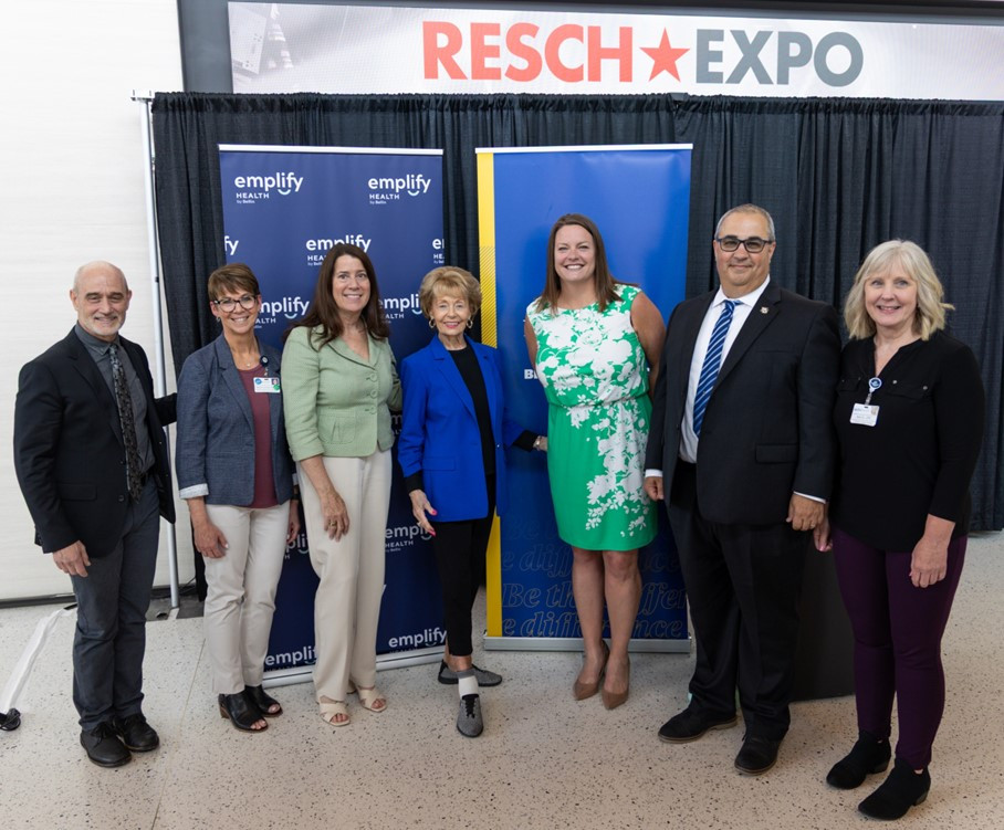 Sharon Resch with group from the Bellin Health Foundation and donors