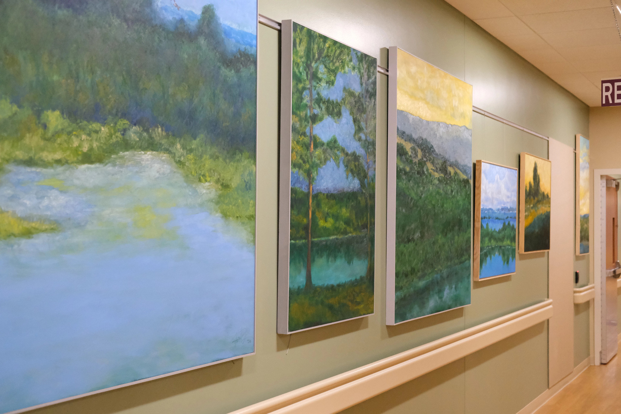 Artwork on Boscobel Area Community Art Wall by Bruce Fortney.