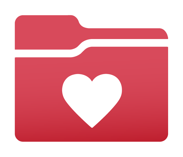 MyChart red folder icon